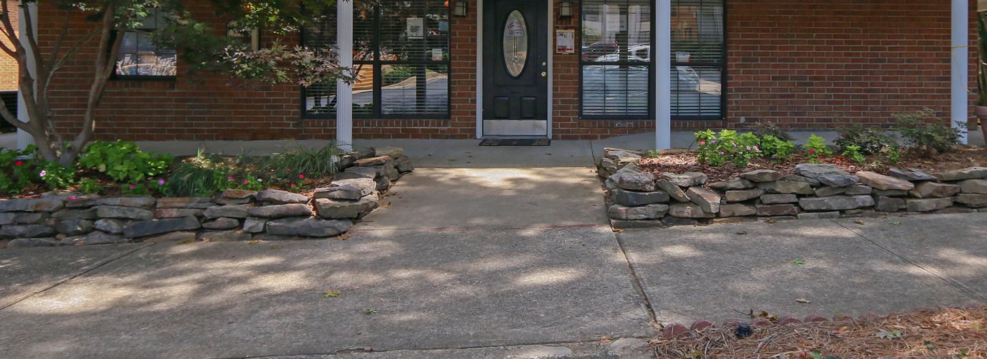 apartment exterior with large spaces